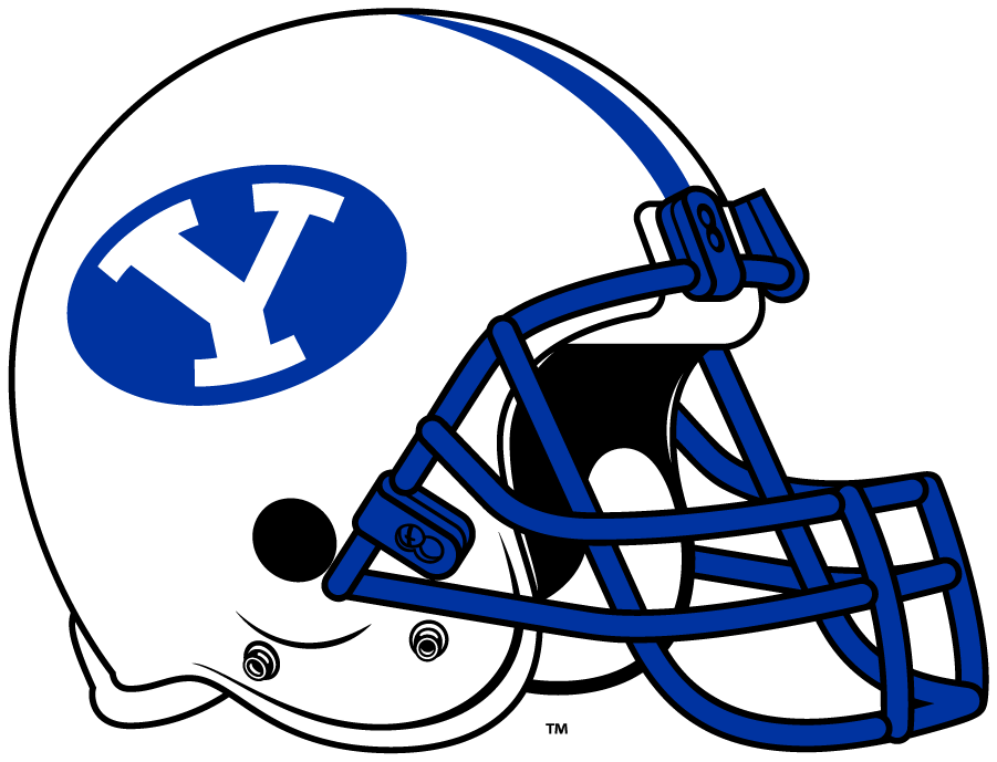 Brigham Young Cougars 1978-1997 Helmet Logo t shirts iron on transfers